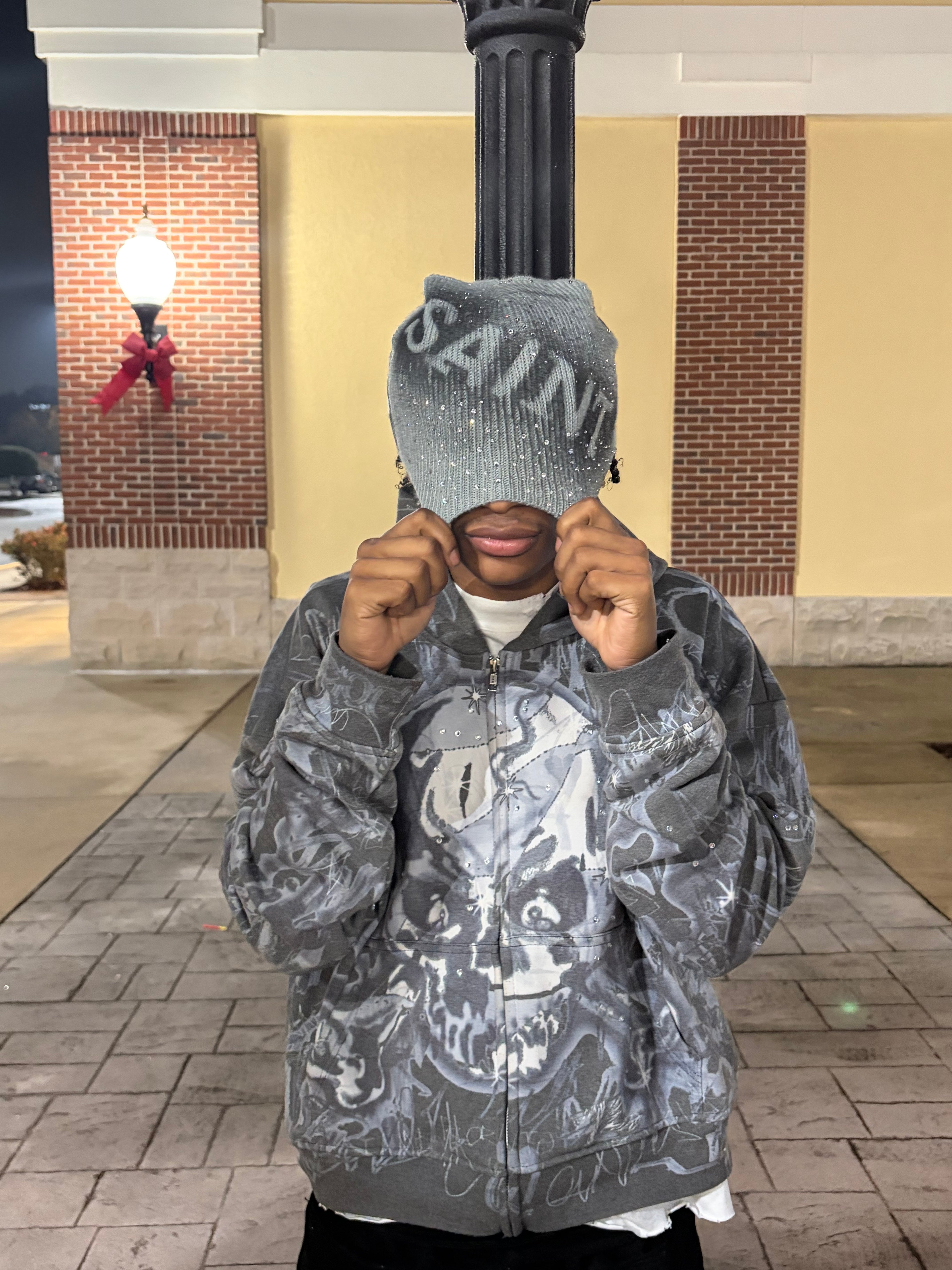 SAINT-ASND RHINESTONE BEANIES